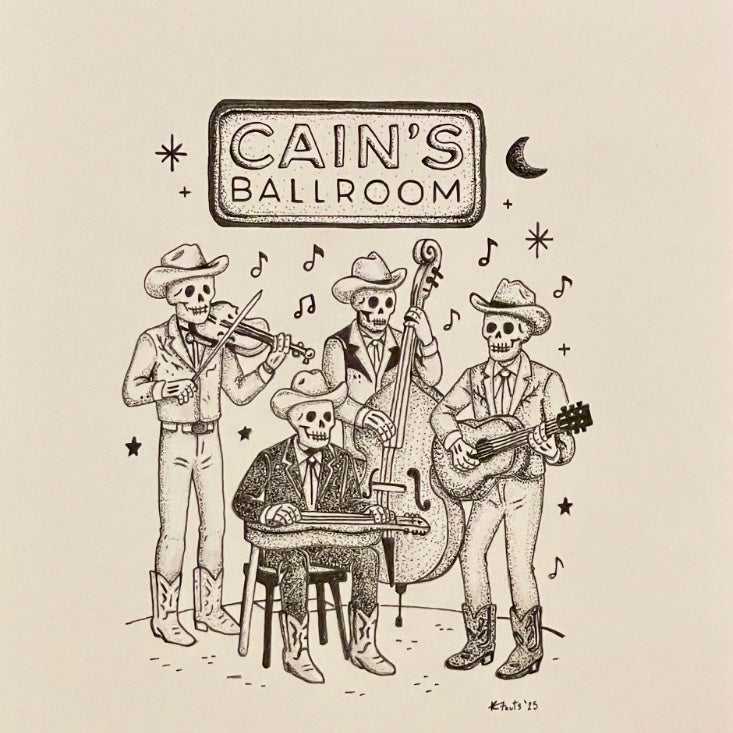 Cain's After Party 7.5x10.5 Drawing Kaci Fouts Art