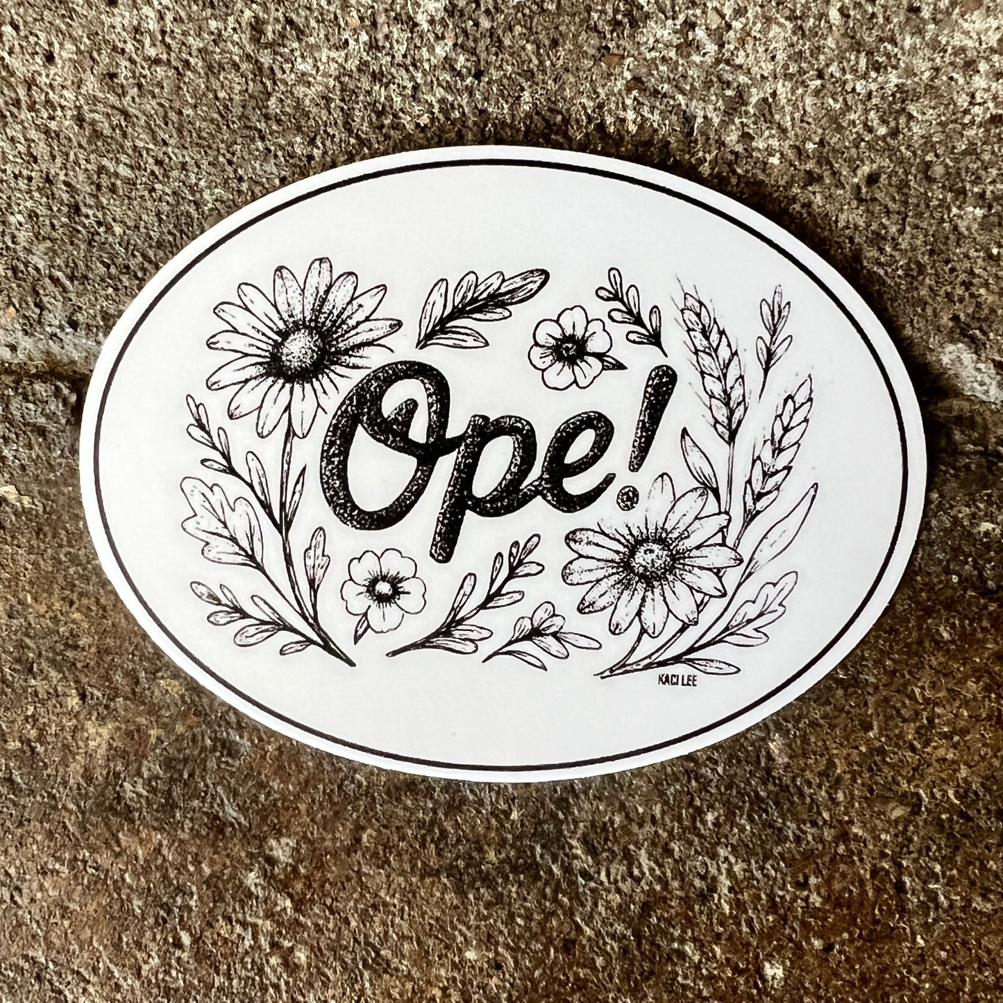 Ope Sticker Kaci Fouts