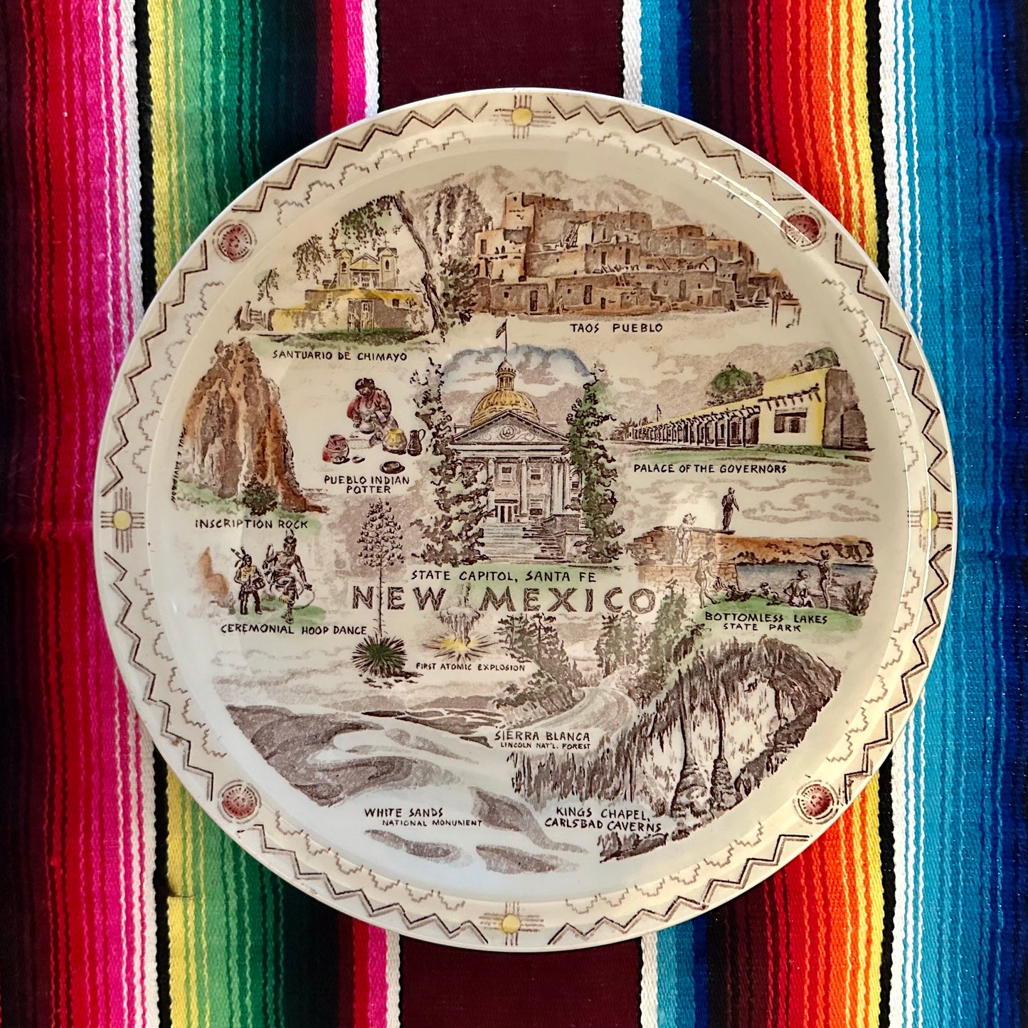 Decorative Plate Santa Fe New Mexico