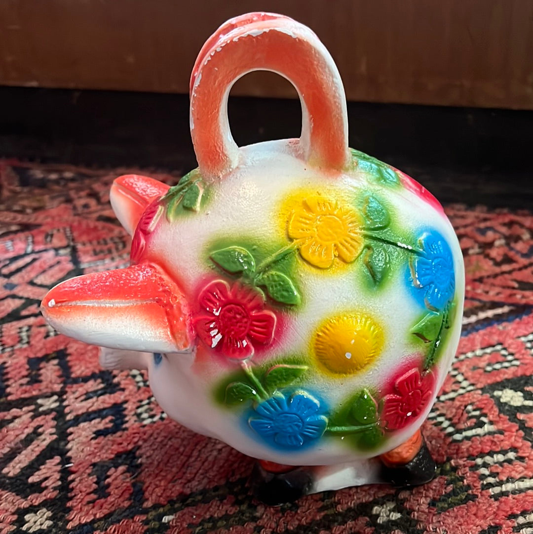 Figurine Piggy Chalkware Made in Mexico