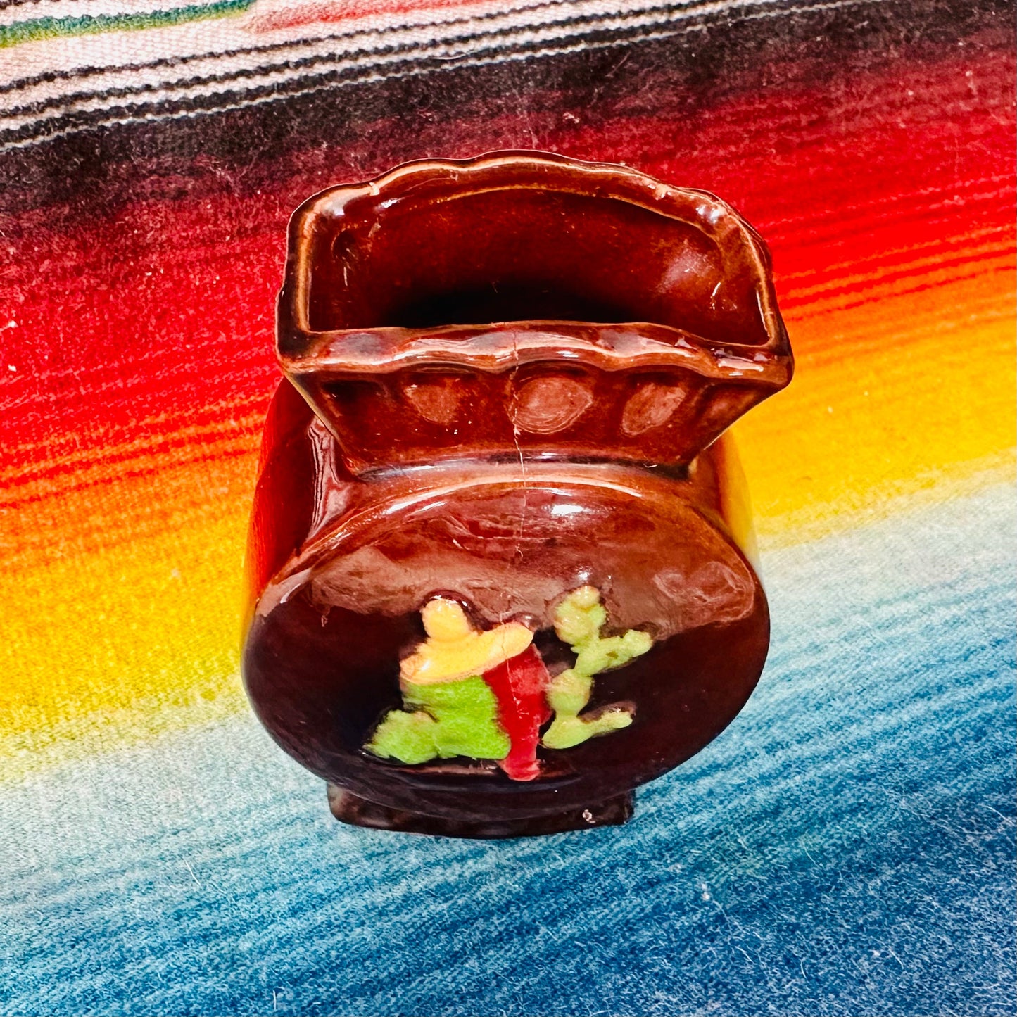 Vase Western Scene