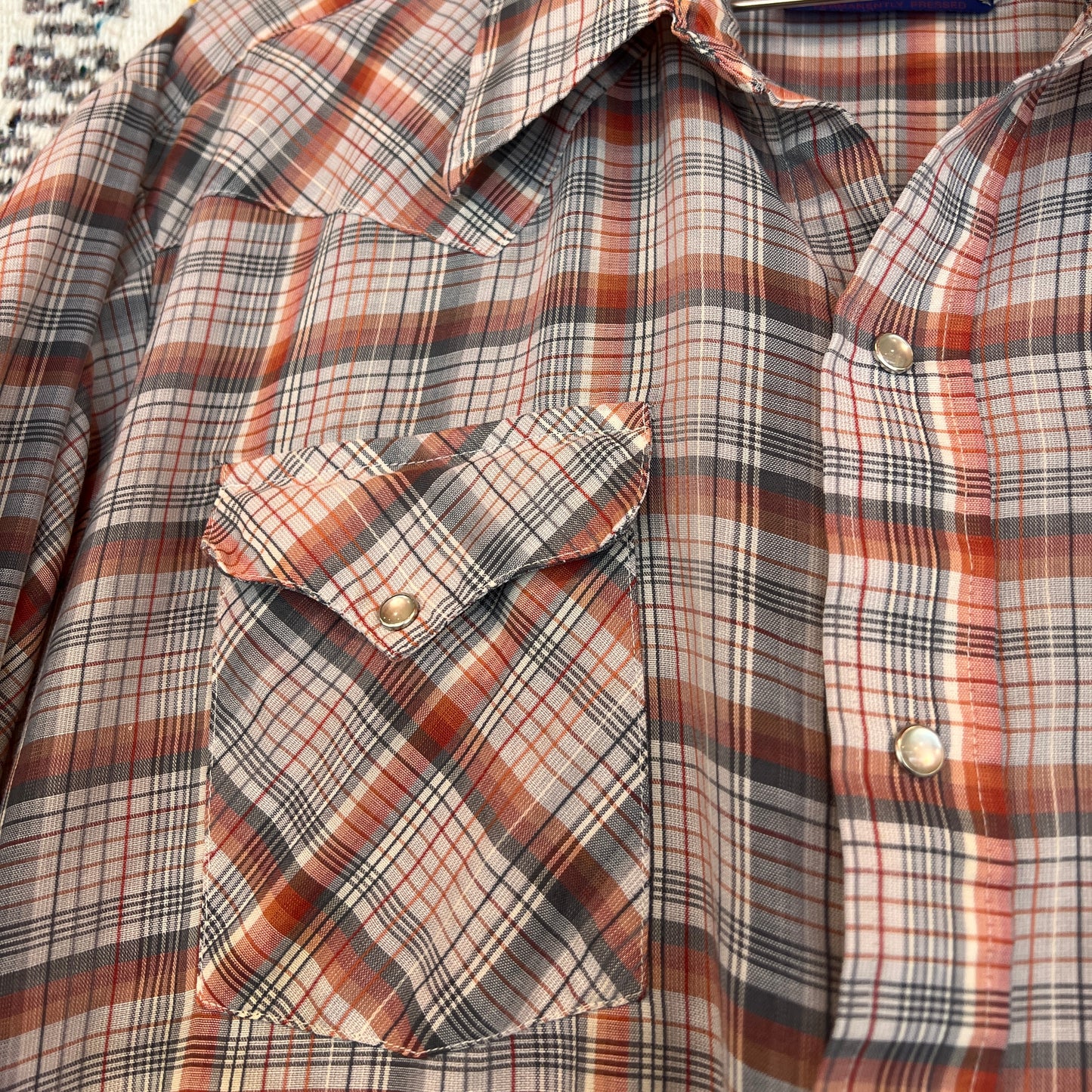 Pearl Snap LS Panhandle Slim Large