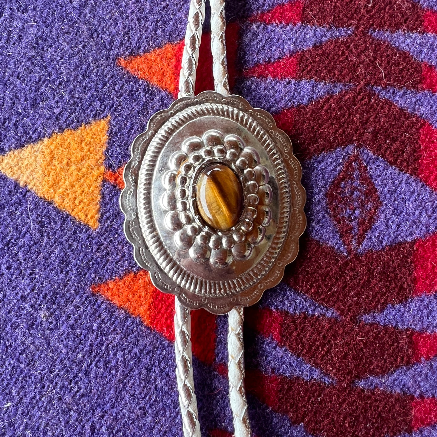 Bolo Concho Brown Stone