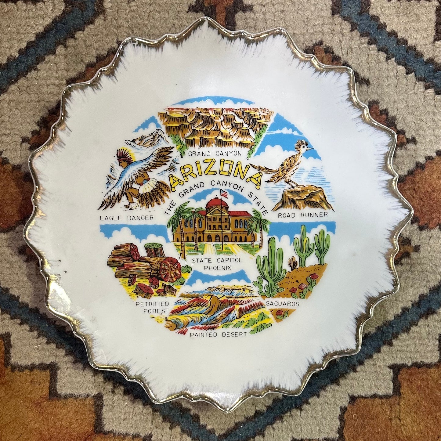 Decorative Plate Arizona Souvenir
