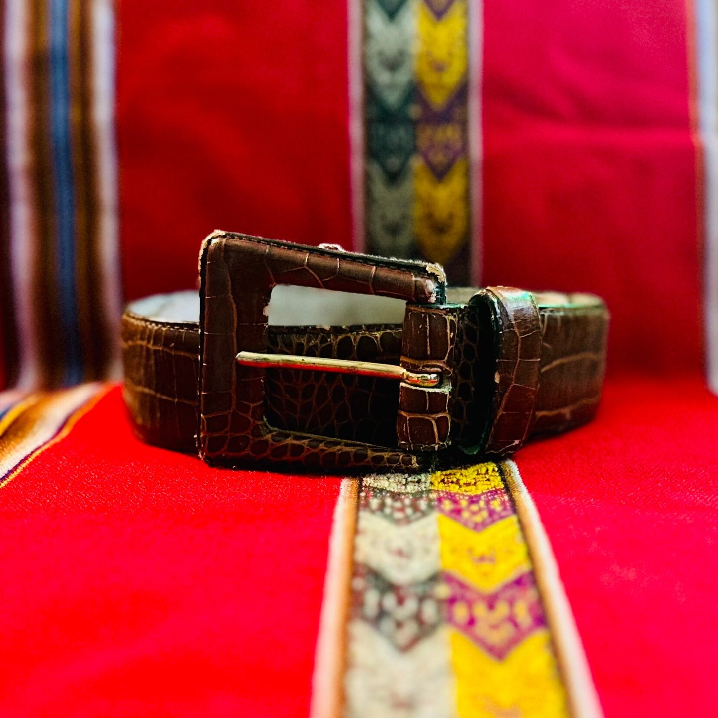 Belt Embossed Leather