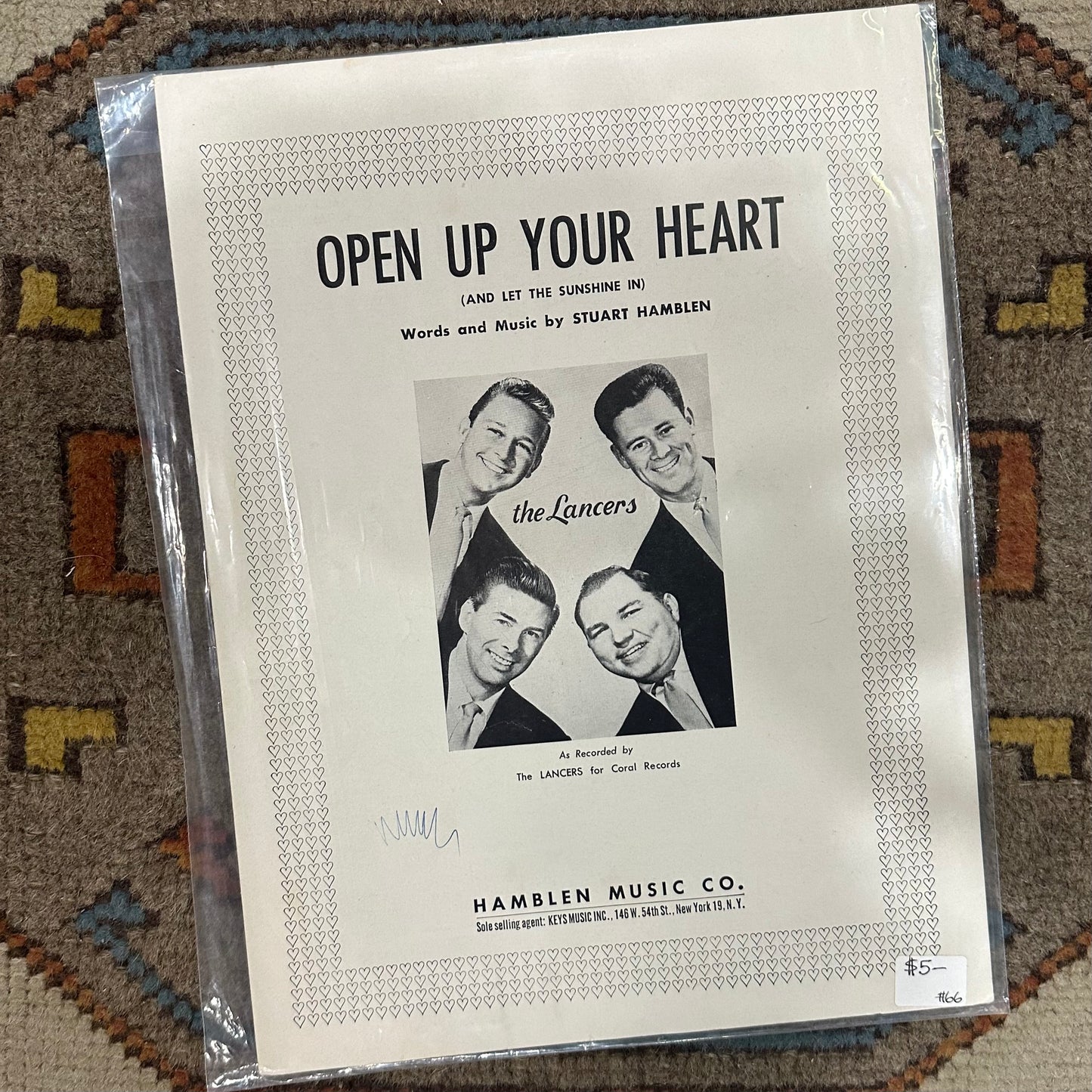 Music Book Open Up Your Heart