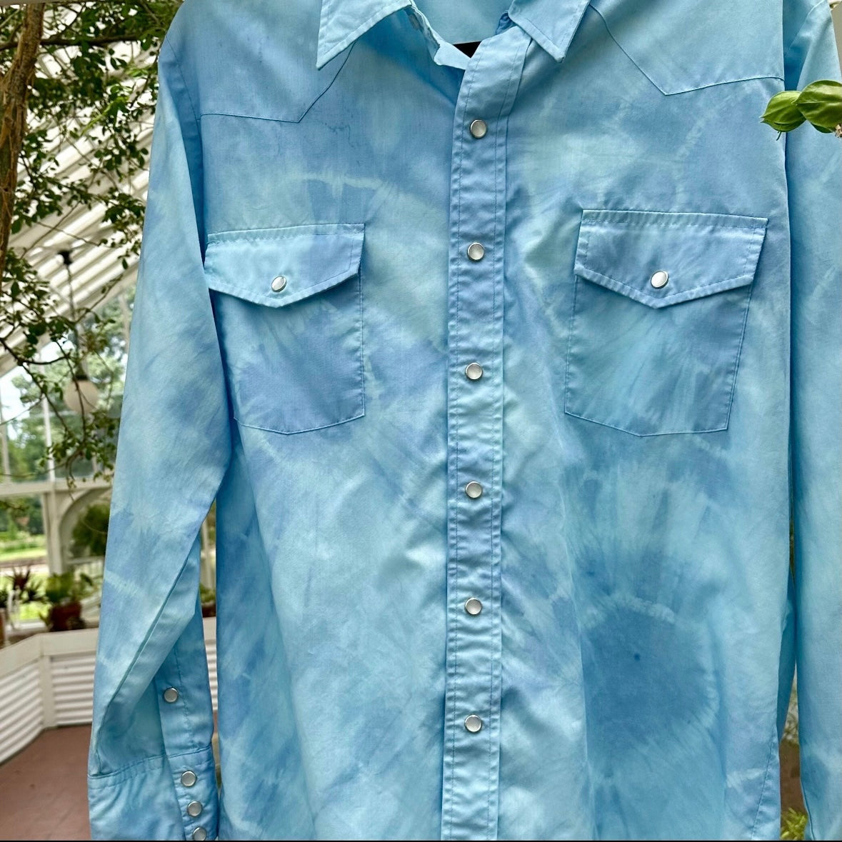 Pearl Snap LS Tie-Dye