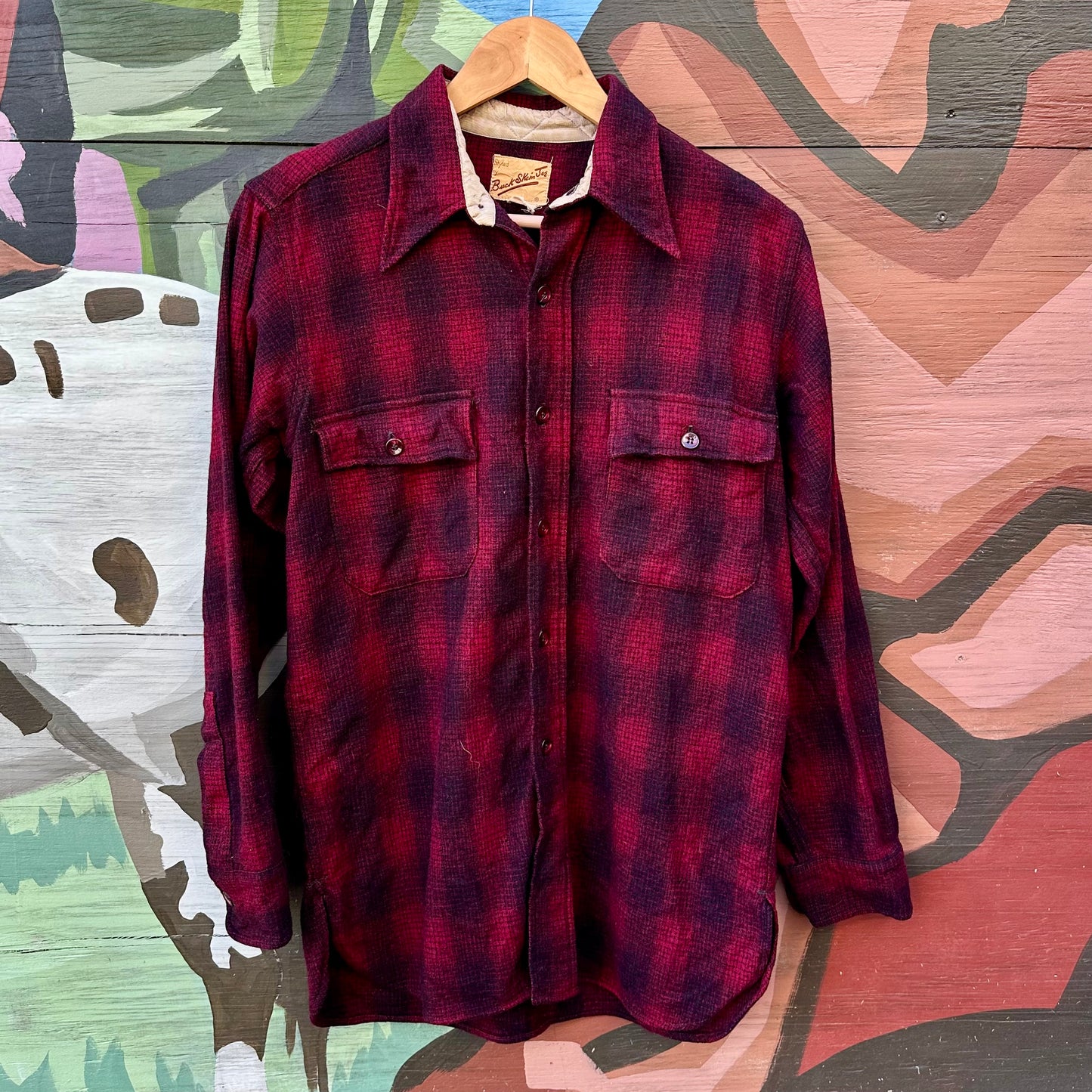 Button Down LS Buck Skin Joe Flannel