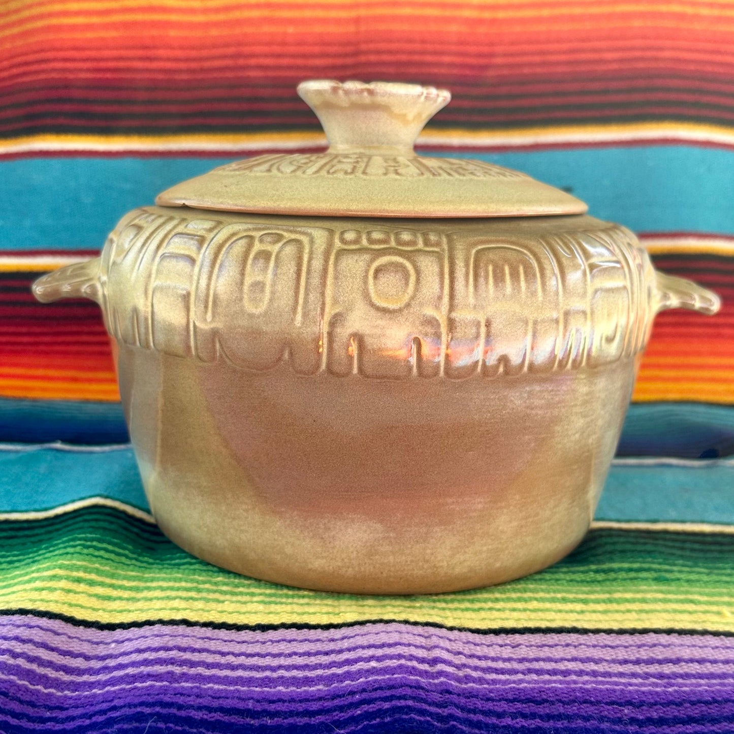 Frankoma Bean Pot with Lid