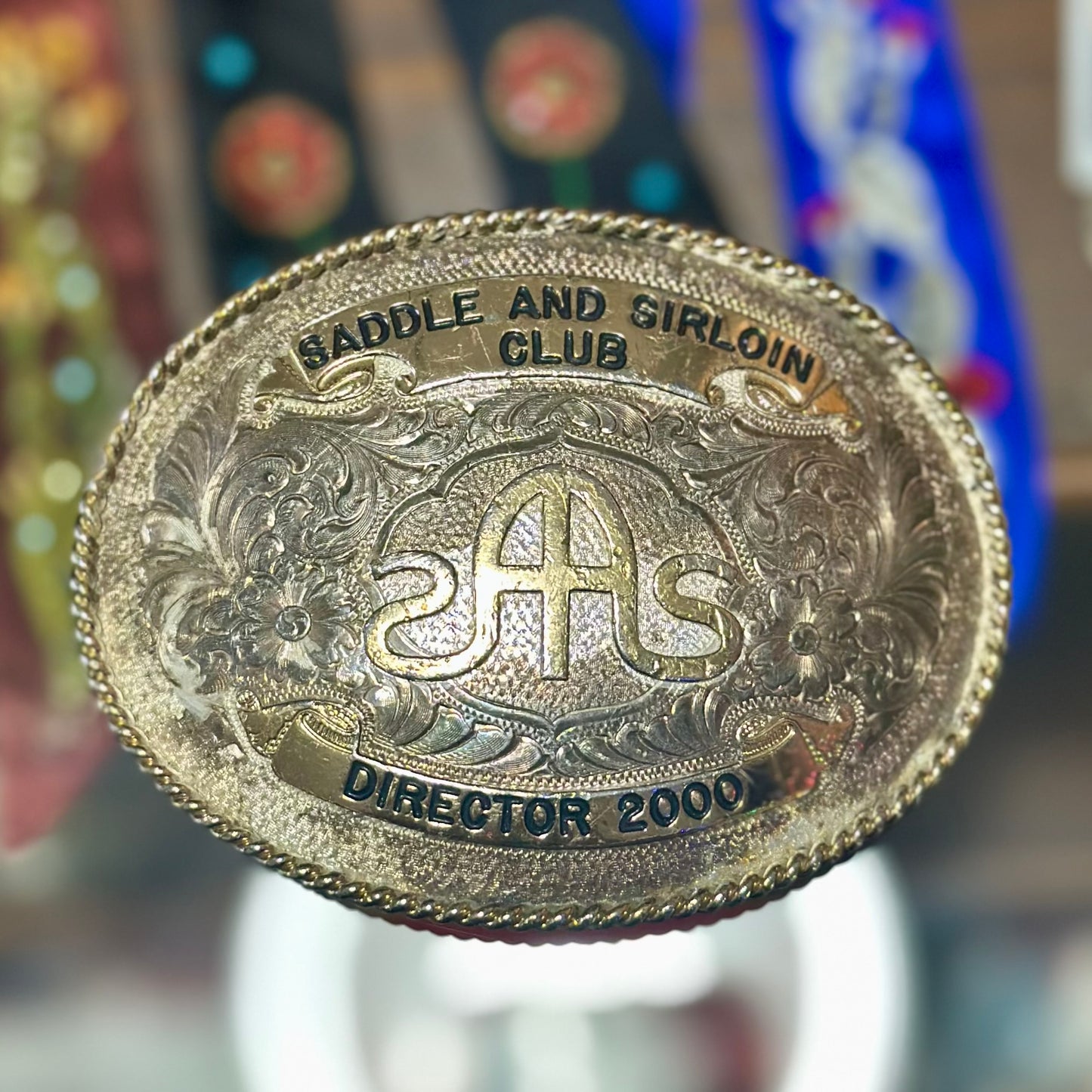 Belt Buckle Saddle & Sirloin Club