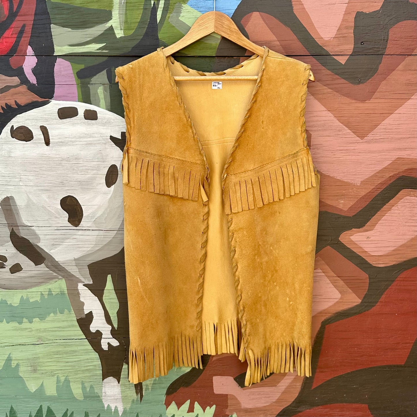 Vest Leather Fringe
