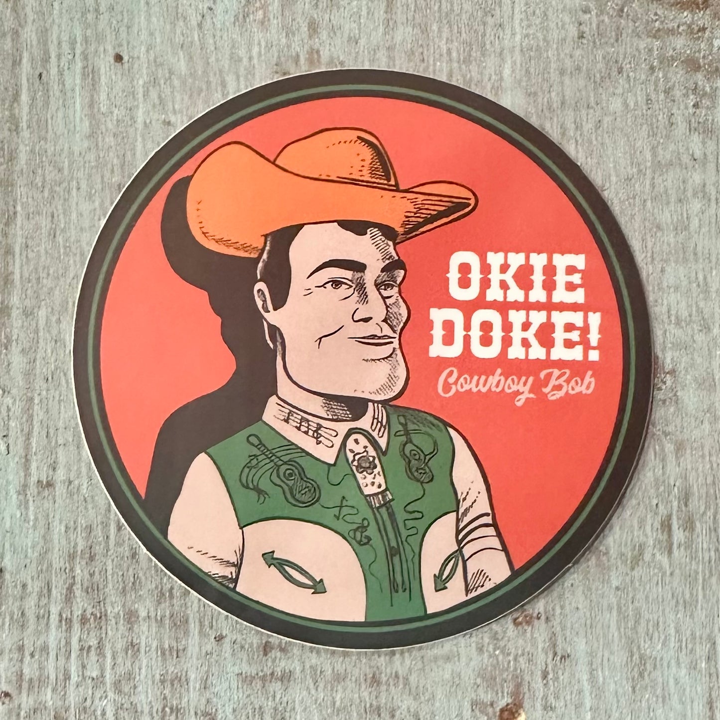 Cowboy Bob Sticker