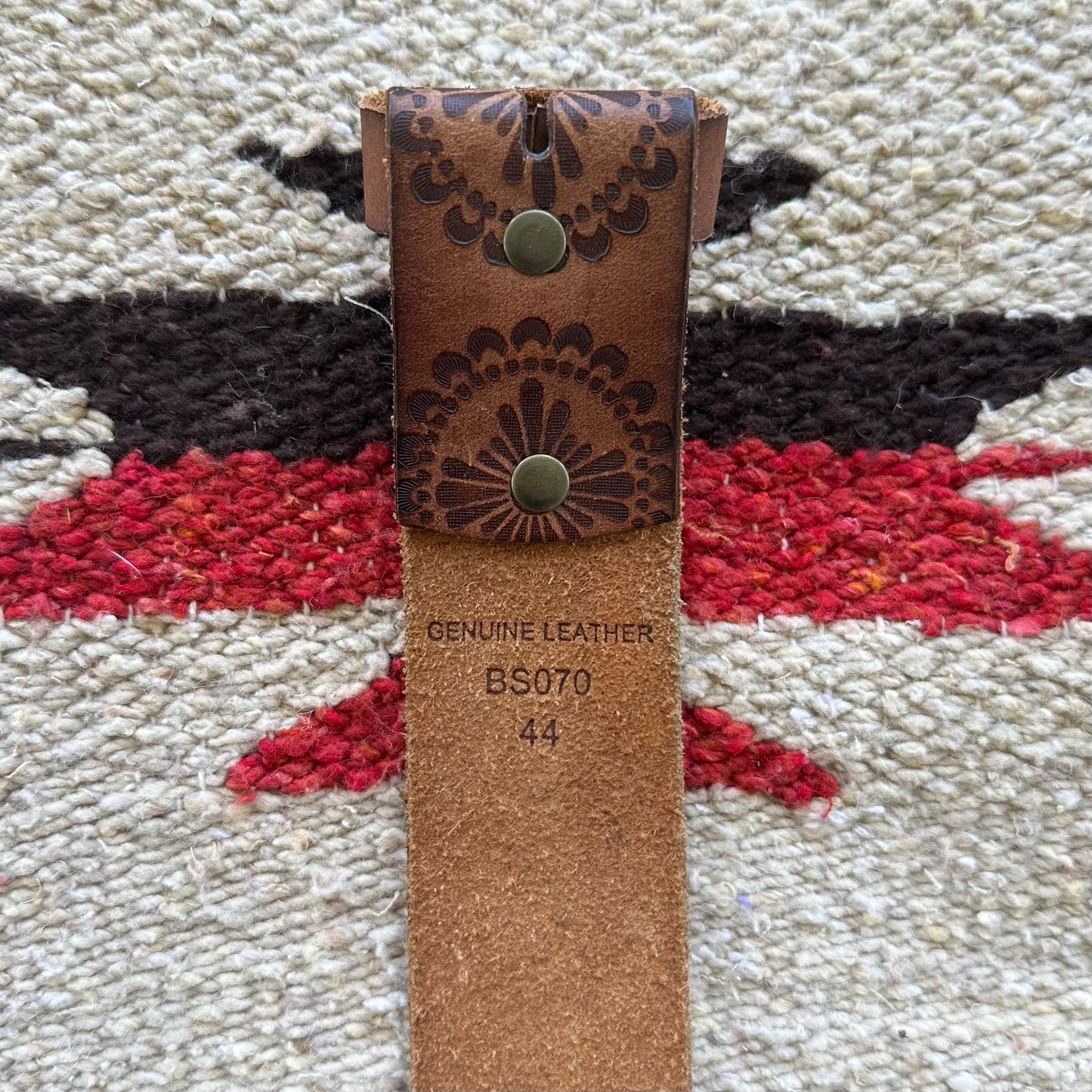 Belt Embossed Flower