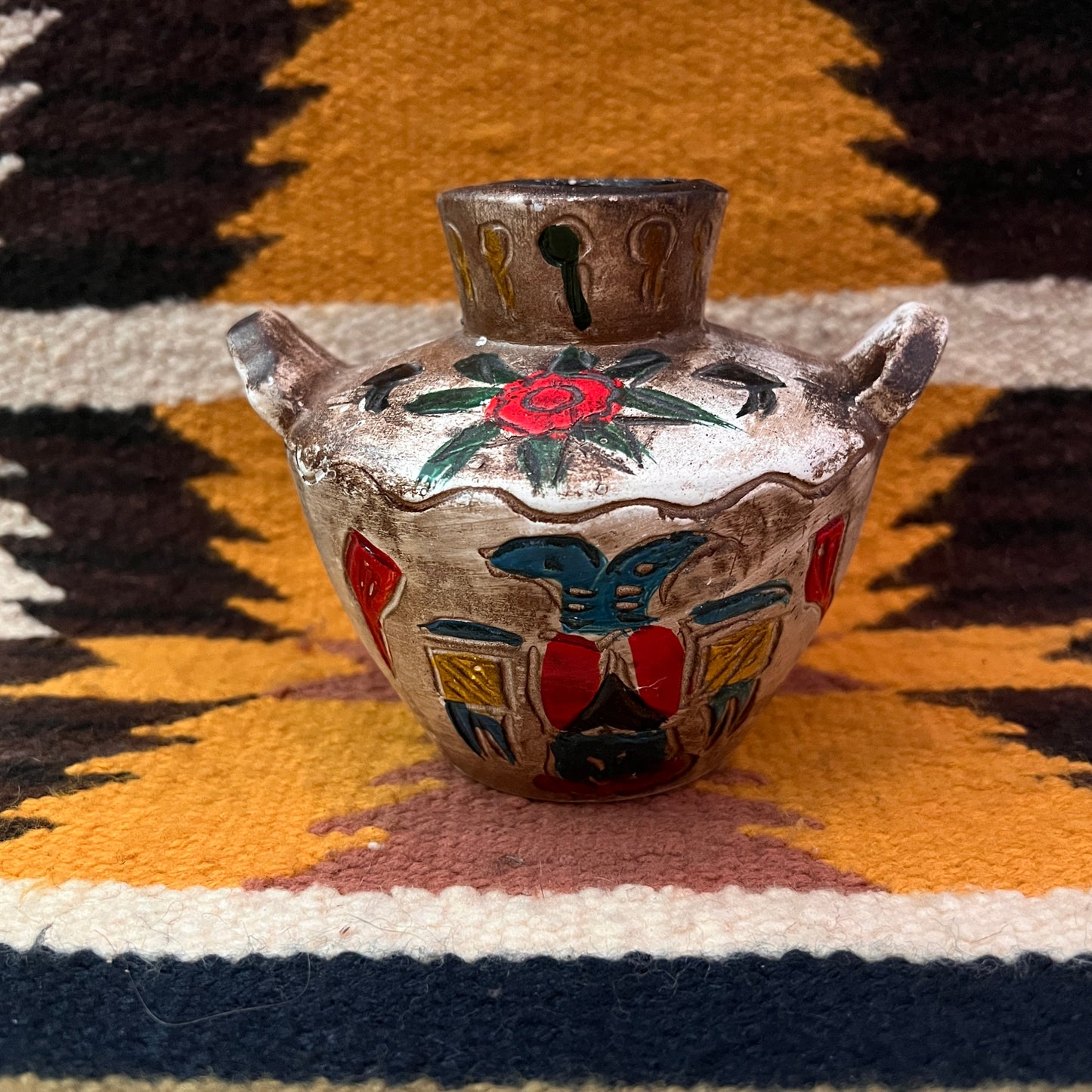 Vase Small Clay Southwestern