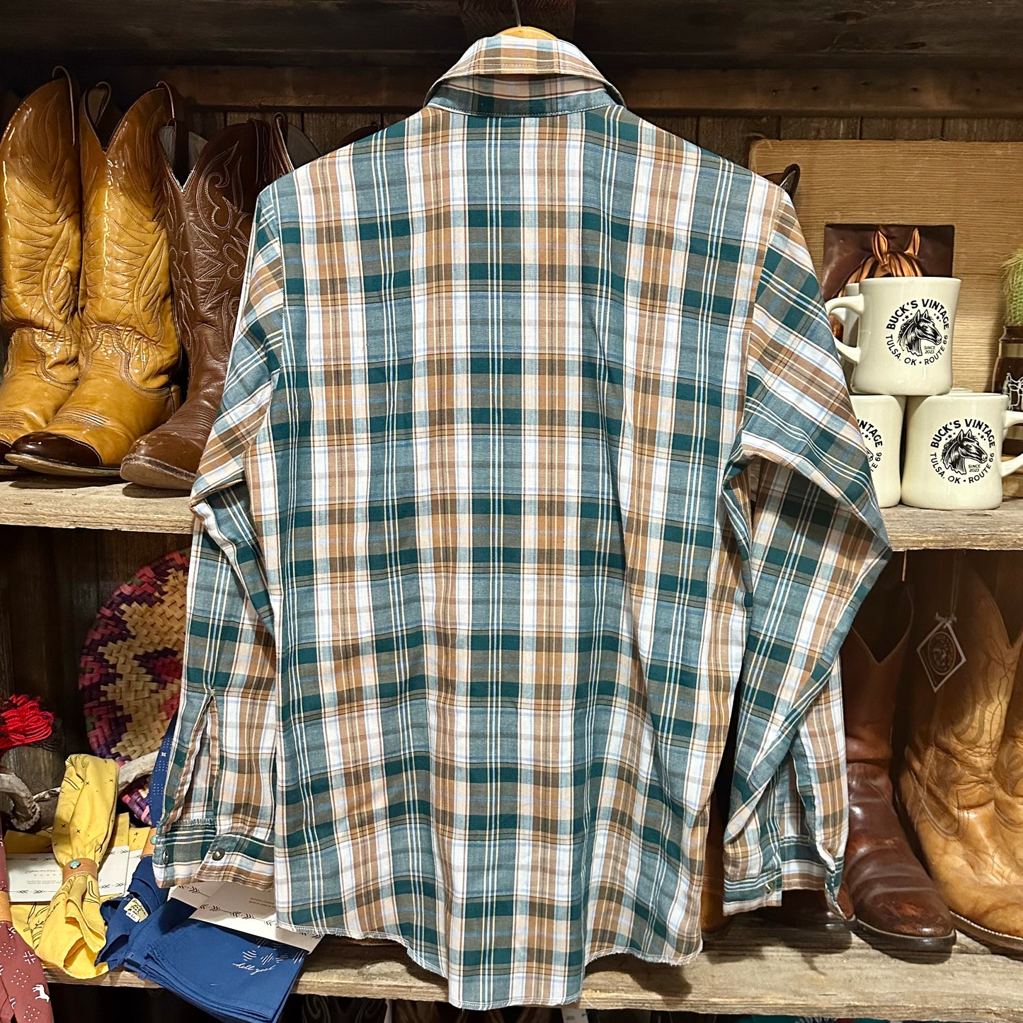 Pearl Snap LS Wrangler Small