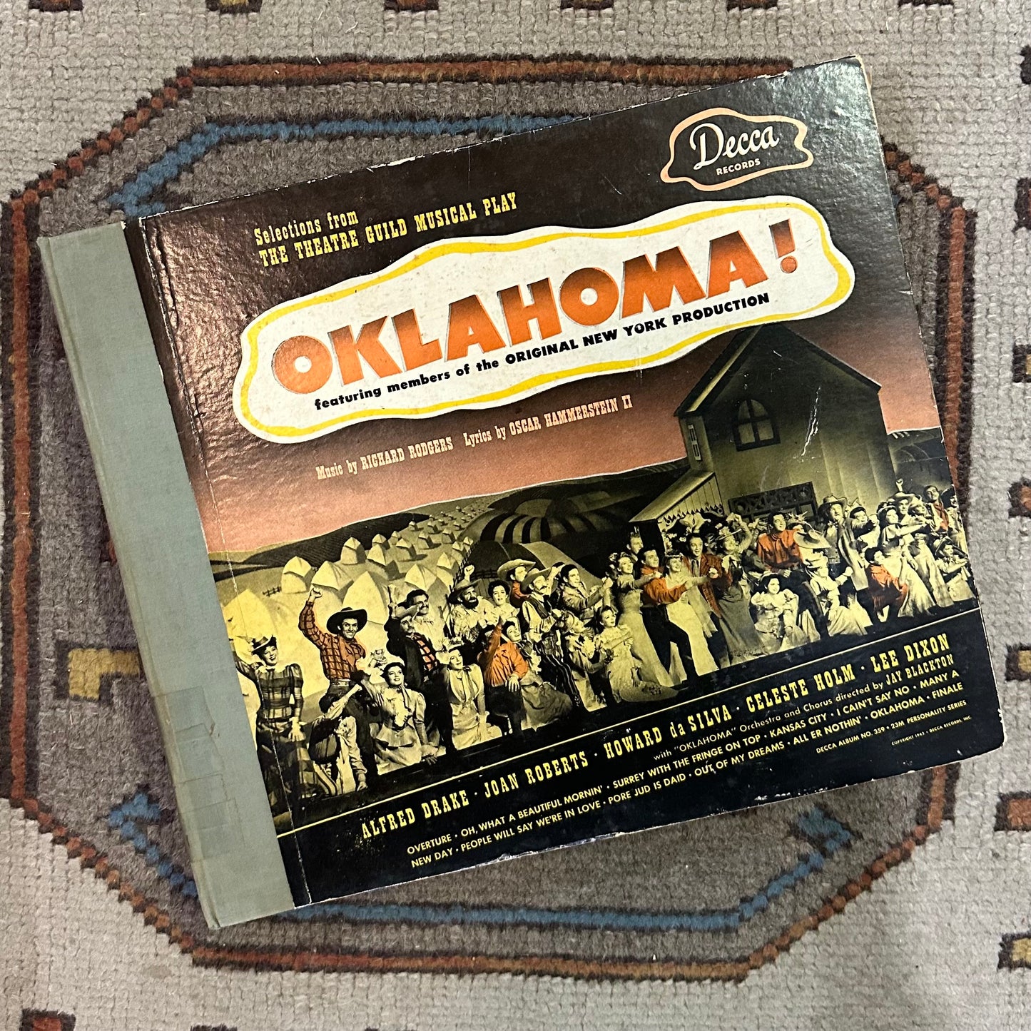 Vinyl Book Oklahoma Musical