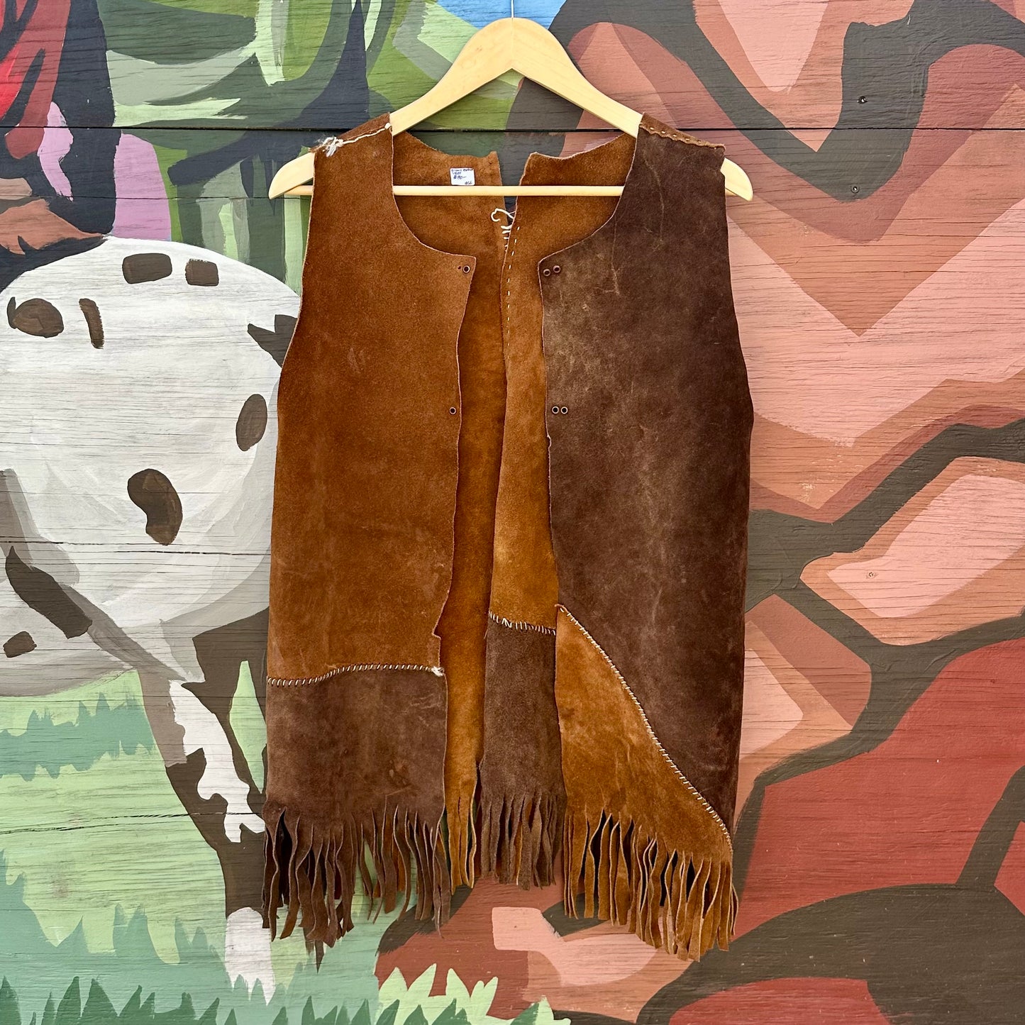 Vest Leather Suede
