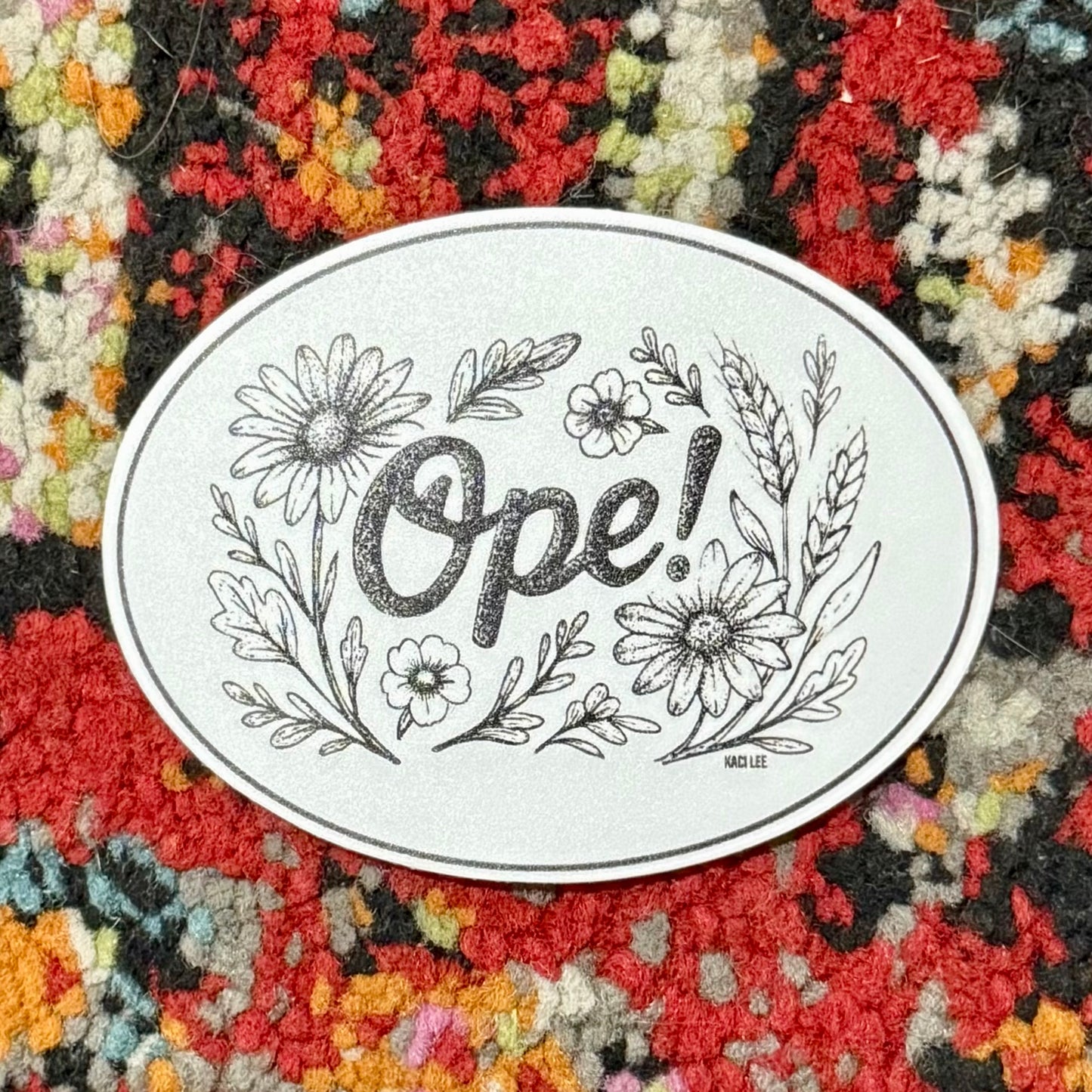 Ope Sticker Kaci Fouts