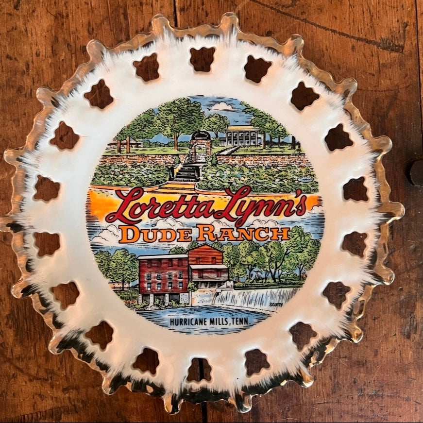 Decorative Plate Loretta Lynn’s Dude Ranch Souvenir