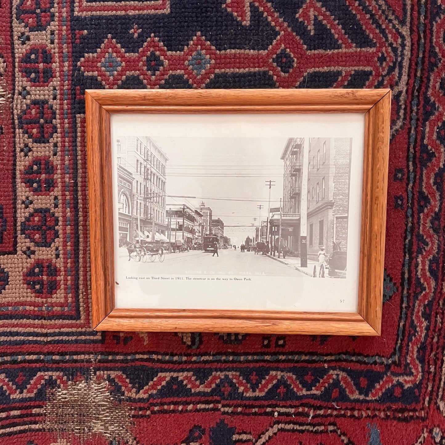 Framed Tulsa Time Third Street 1911