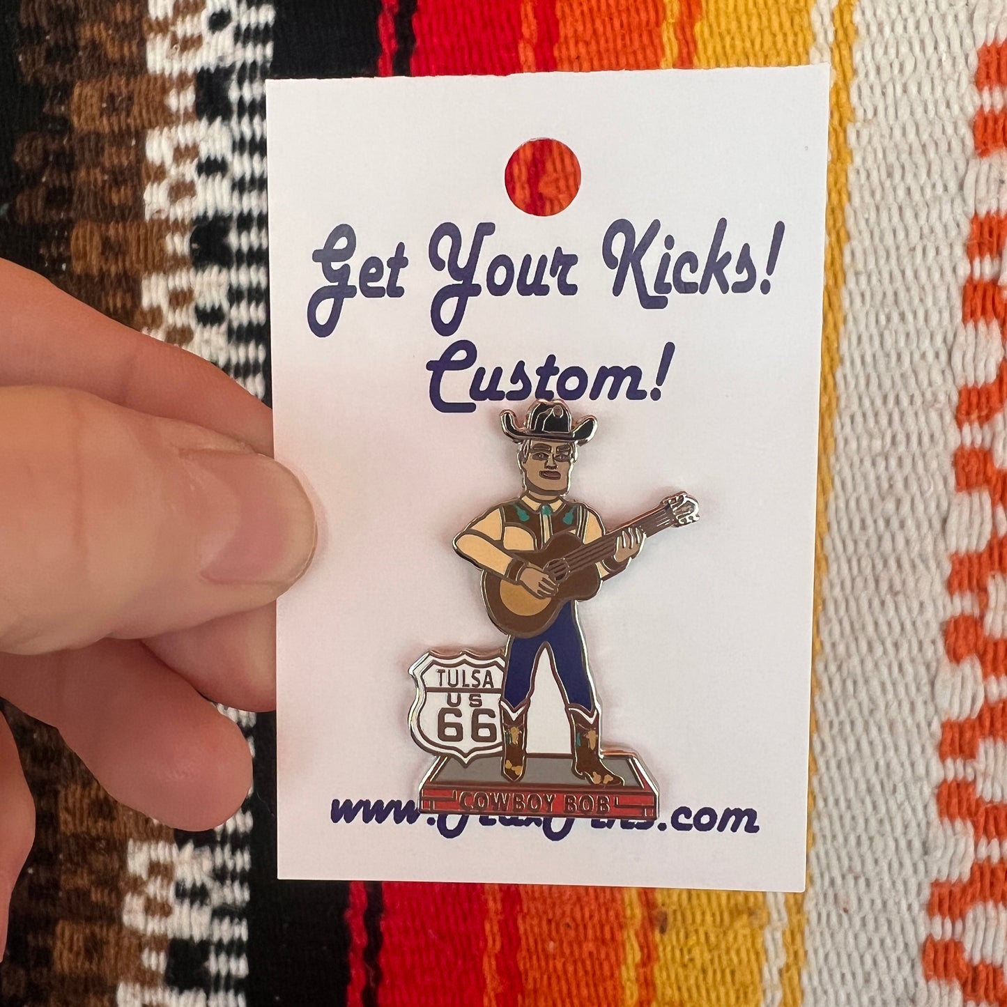 Cowboy Bob Lapel Pin