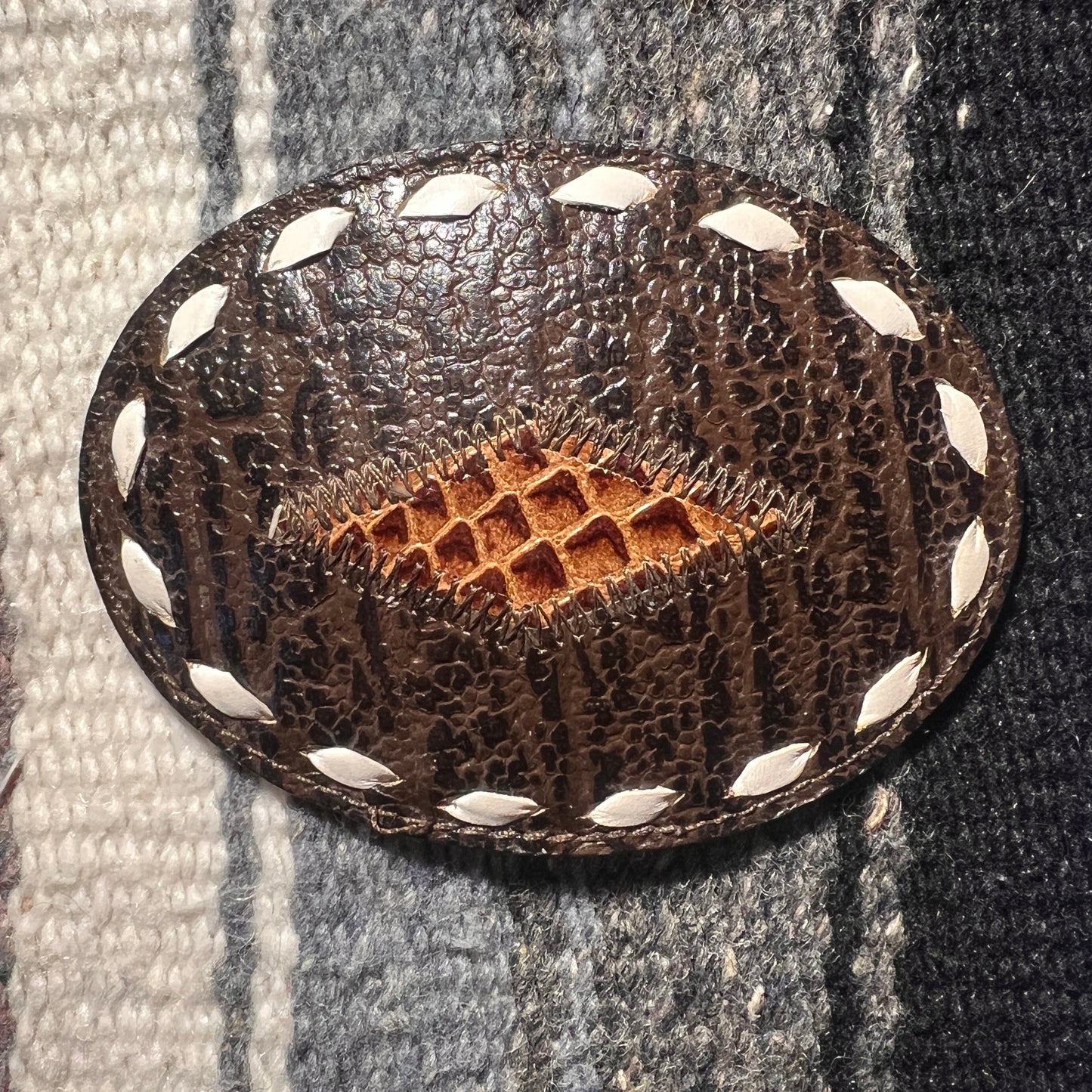Belt Buckle Brown Western
