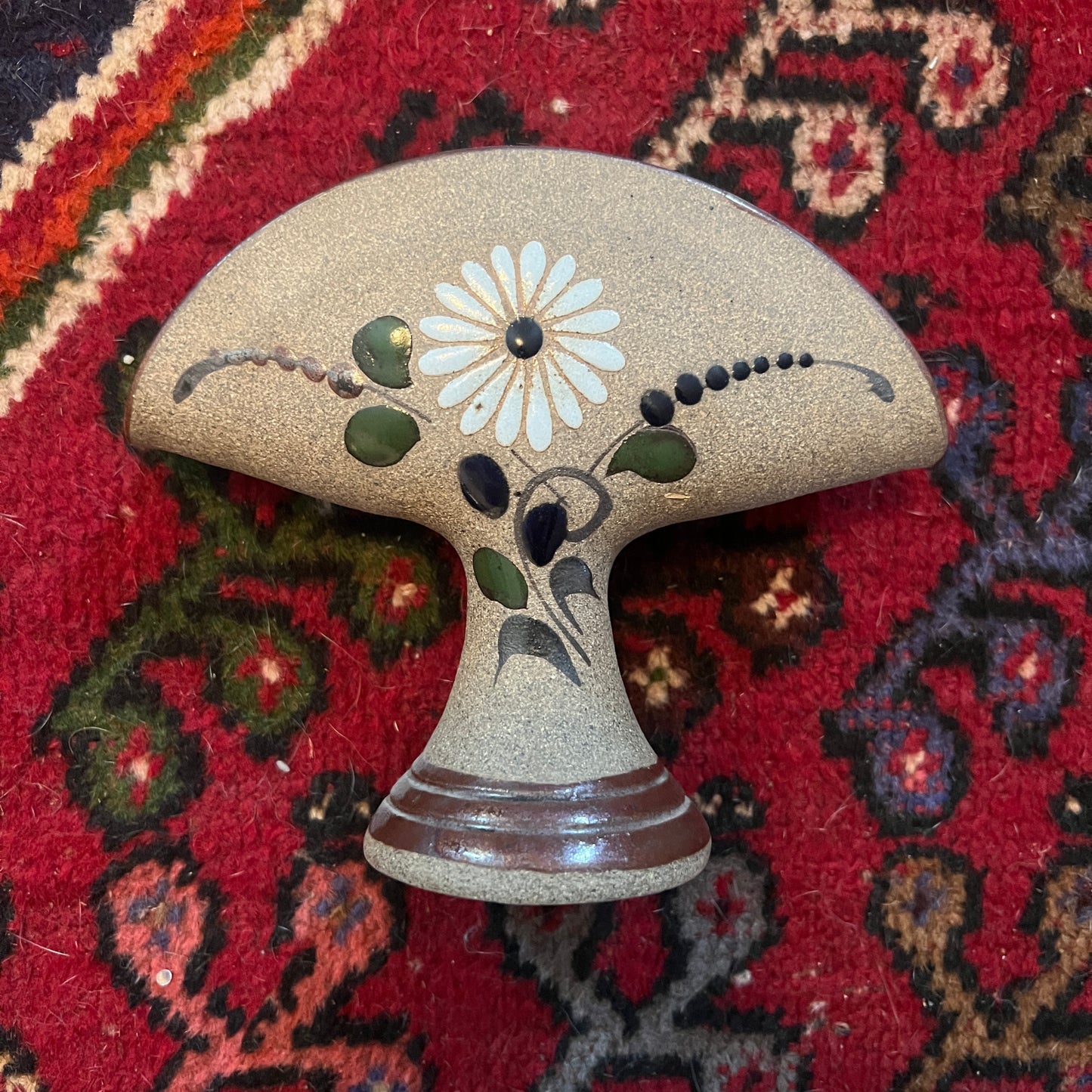 Pottery Mexican Sandstone Napkin or Letter Holder