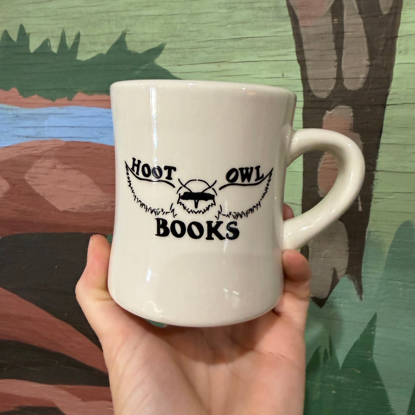 Hoot Owl Books Diner Mug