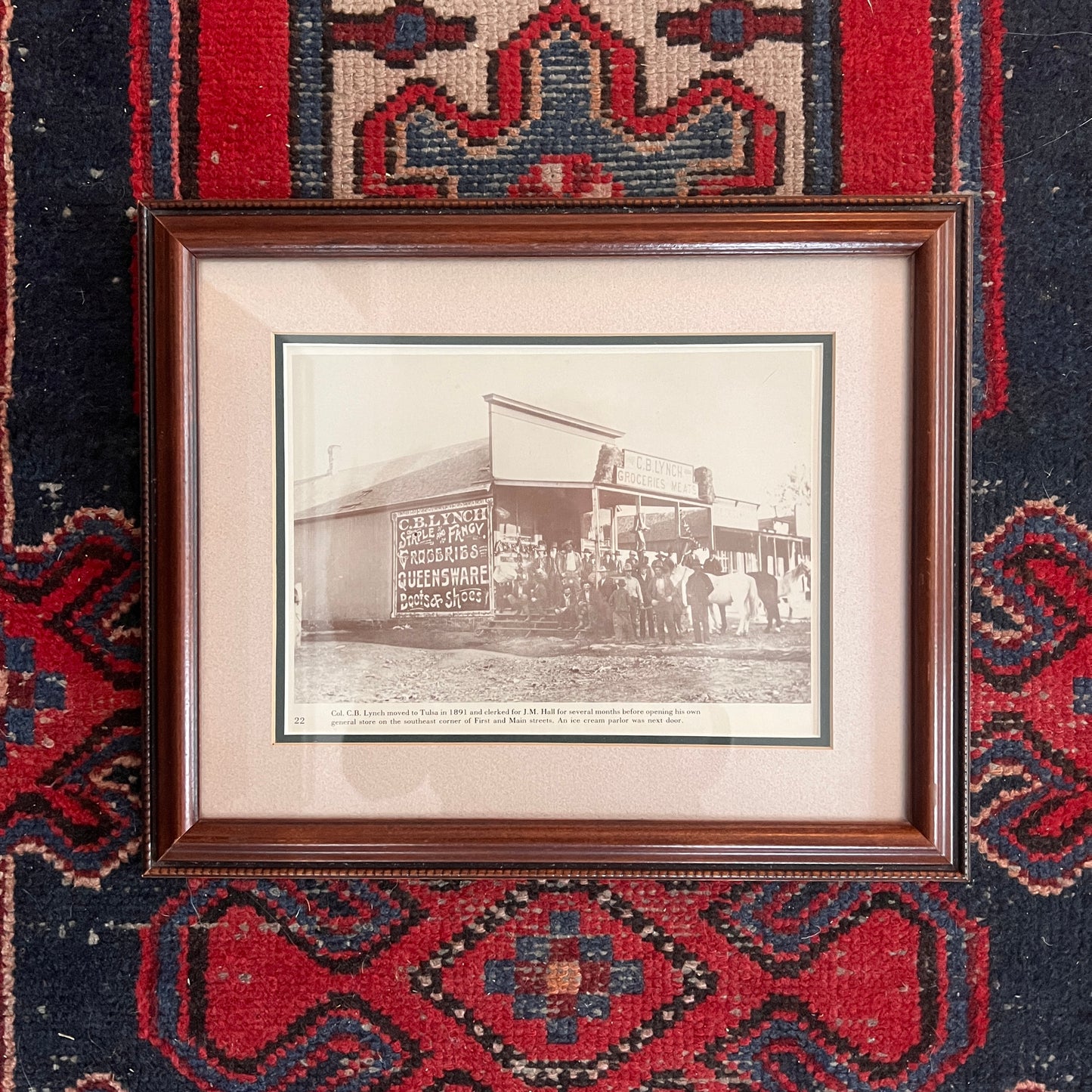 Framed Tulsa Time C.B. Lynch