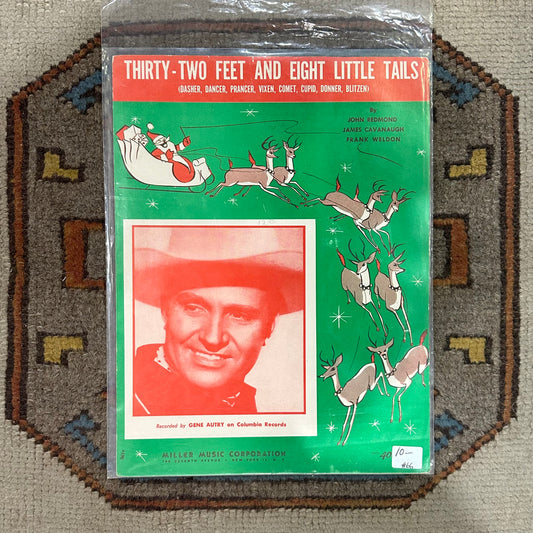 Music Book Thirty-Two Feet And Eight Little Tails