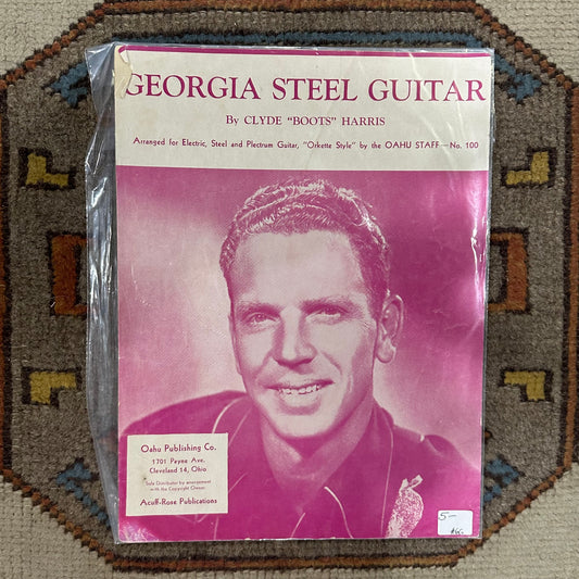 Music Book Georgia Steel Guitar