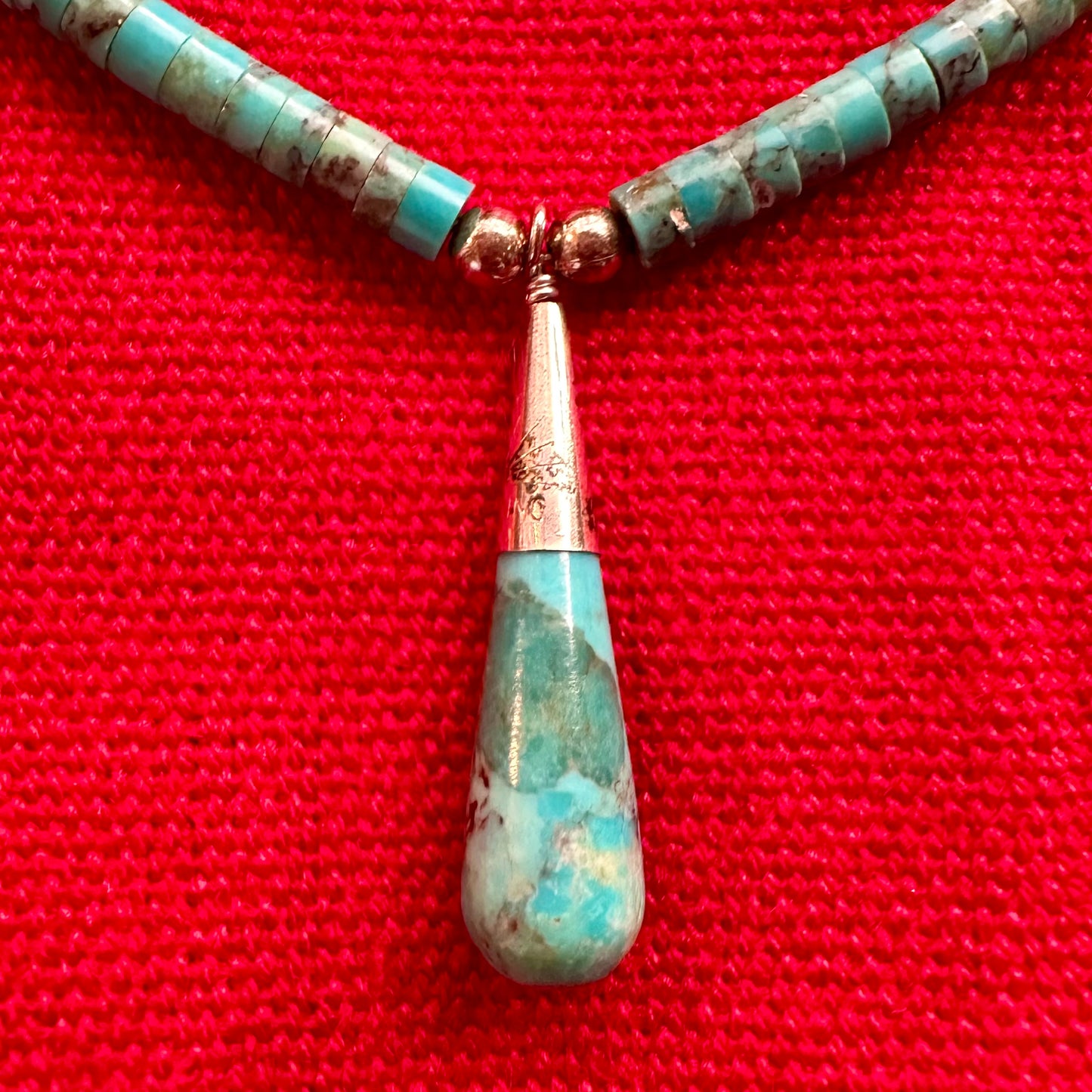 Beaded Turquoise Necklace