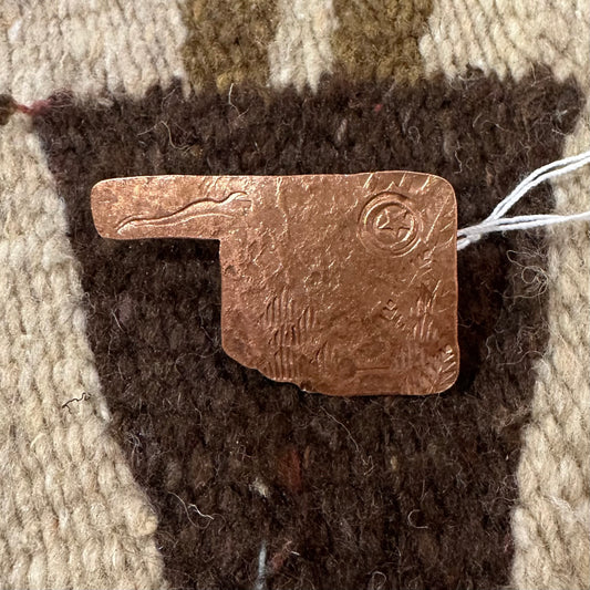 Pin Copper Star by Genuine Oklahoma Souvenirs (925P2)