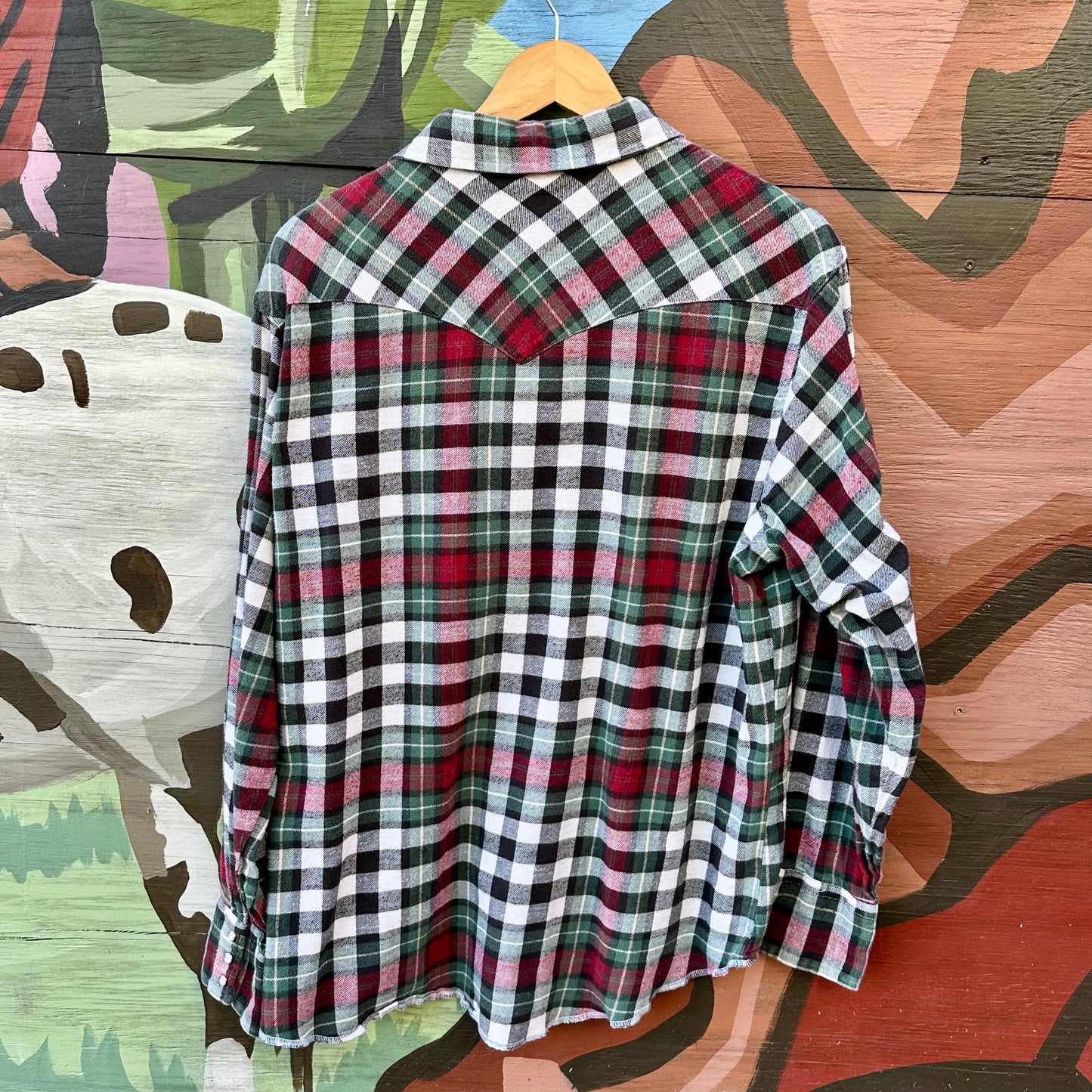 Pearl Snap LS Wrangler Flannel