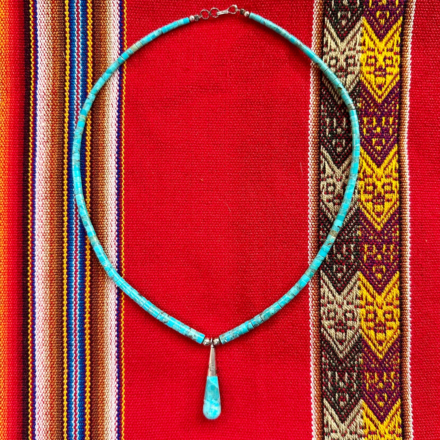 Beaded Turquoise Necklace