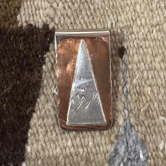 Money Clip Copper and Silver by Genuine Oklahoma Souvenirs (925M3)
