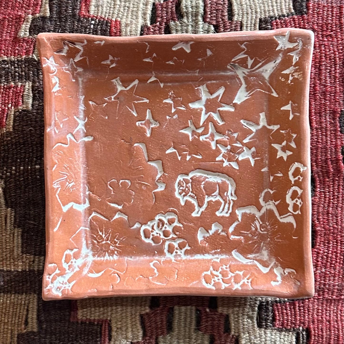 Tray Square Terra Cotta (925012)