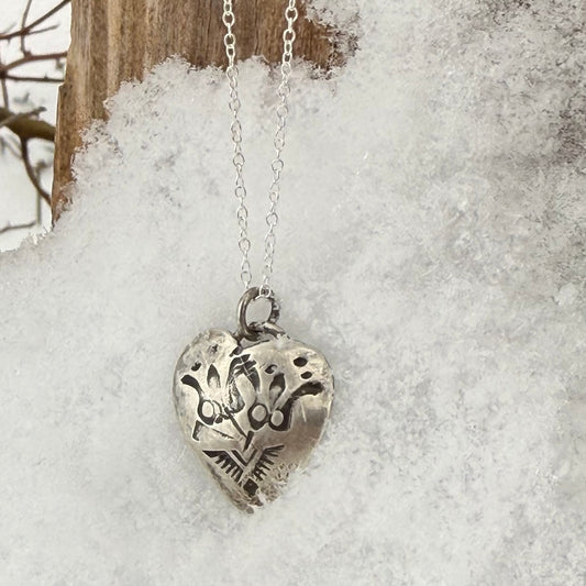 Necklace Sterling silver charm on Sterling chain by Genuine Oklahoma Souvenirs (V925-7)