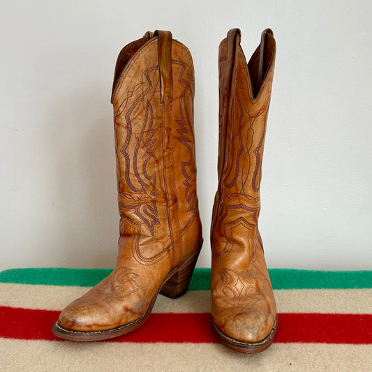 Western Boots Tioga Oak