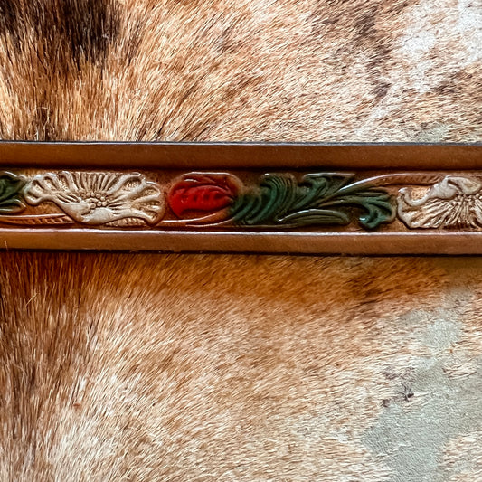 Belt Embossed Red, Green, White