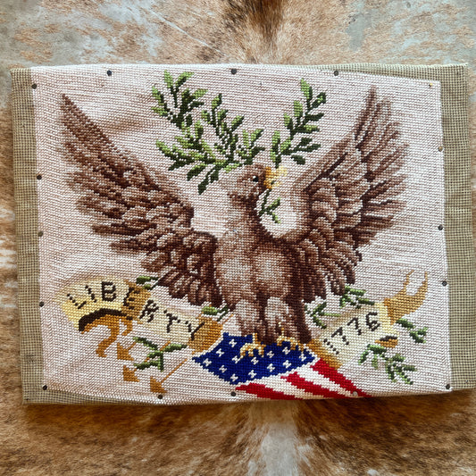 Art American Federal Style Eagle Needlepoint