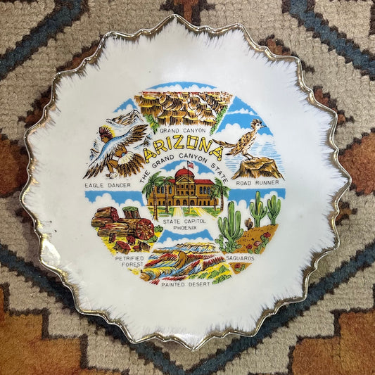 Decorative Plate Arizona Souvenir
