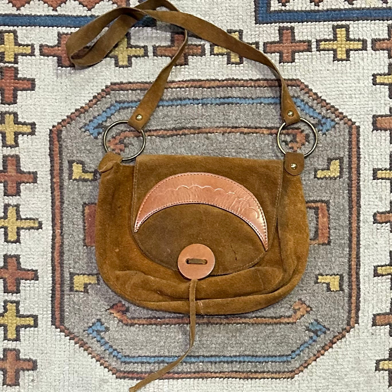 Bag Suede Handbag Purse