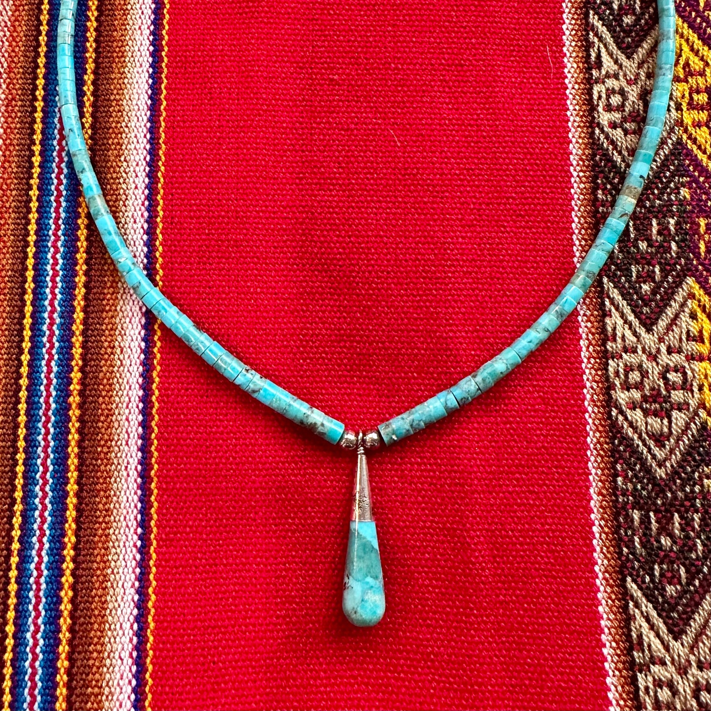 Beaded Turquoise Necklace