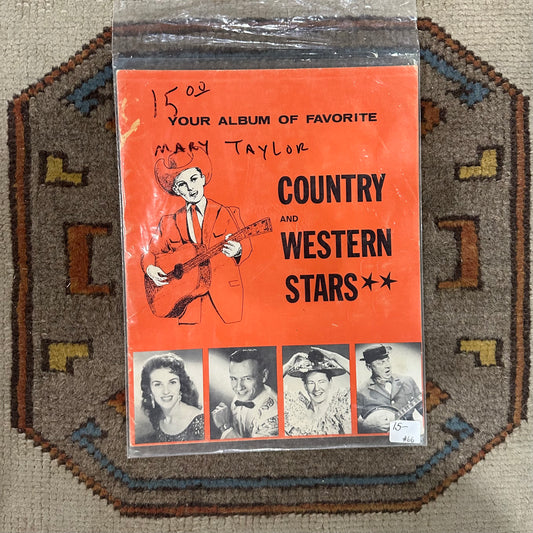 Music Book Your Album of Favorite Country and Western Stars