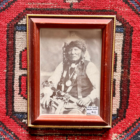 Framed 1912 Chief Bacon Rind