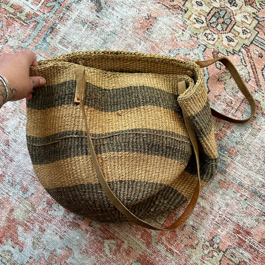 Bag Woven Sisal Handbag Purse