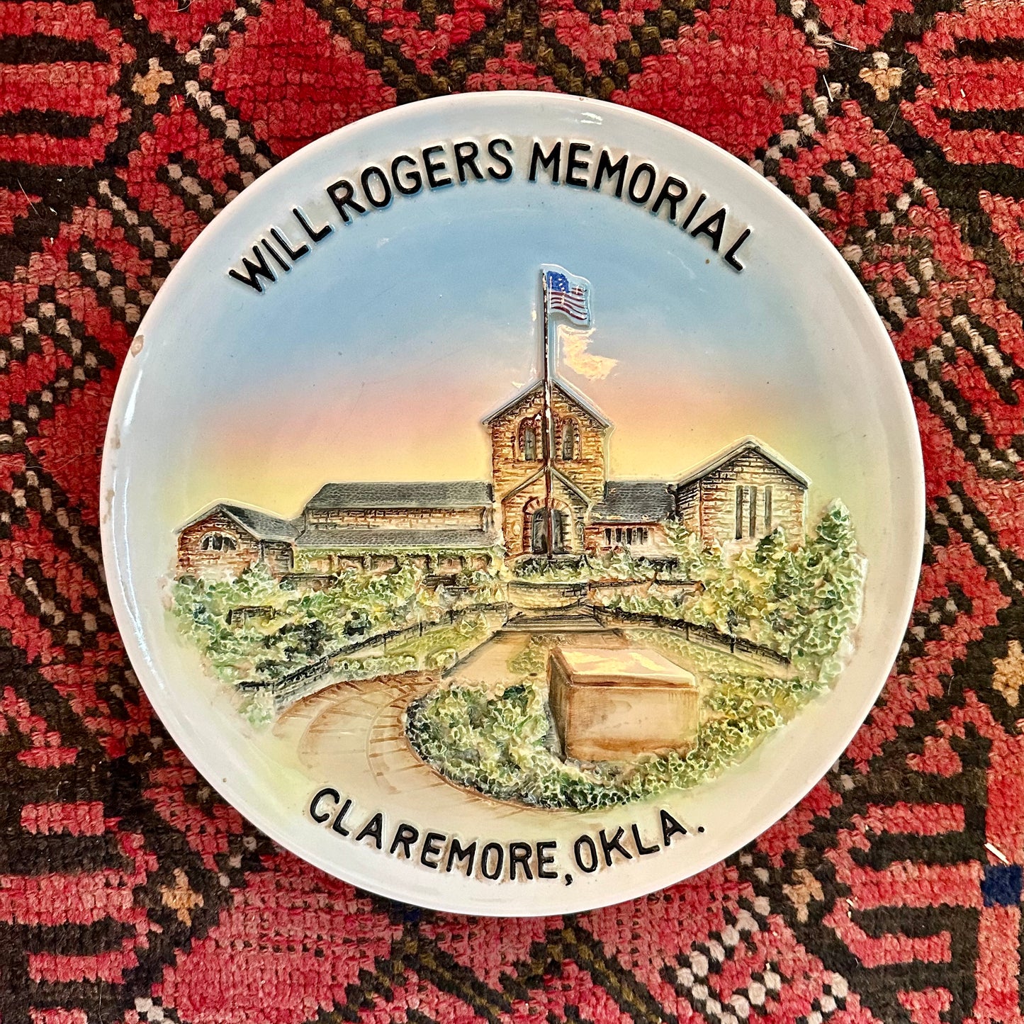 Will Rogers Memorial Plate