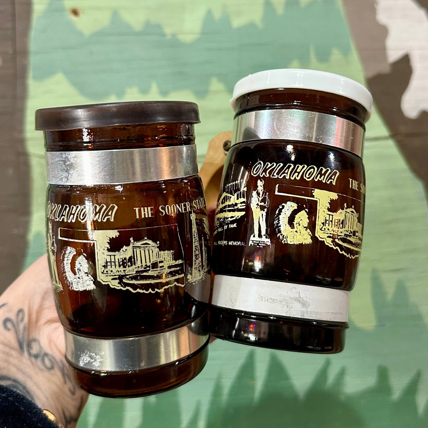 Salt & Pepper Shakers Oklahoma Souvenir