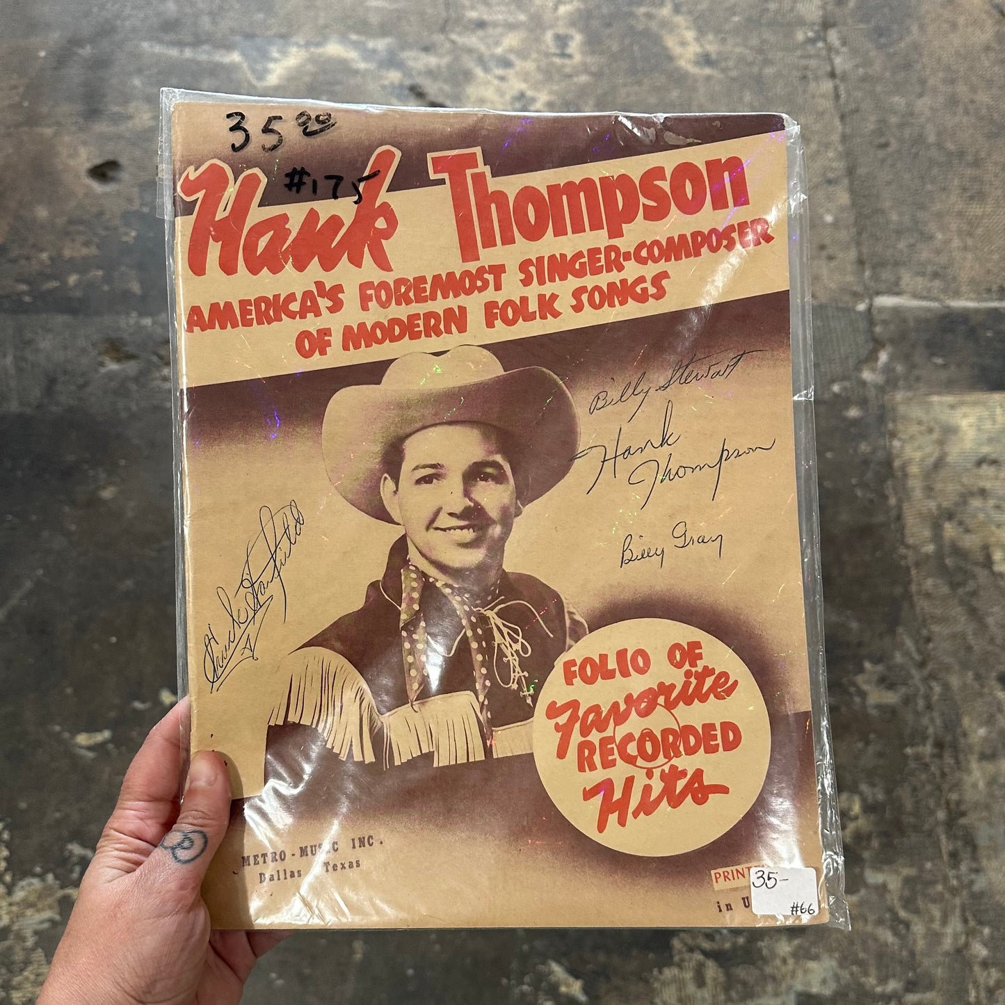 Music Book Hank Thompson